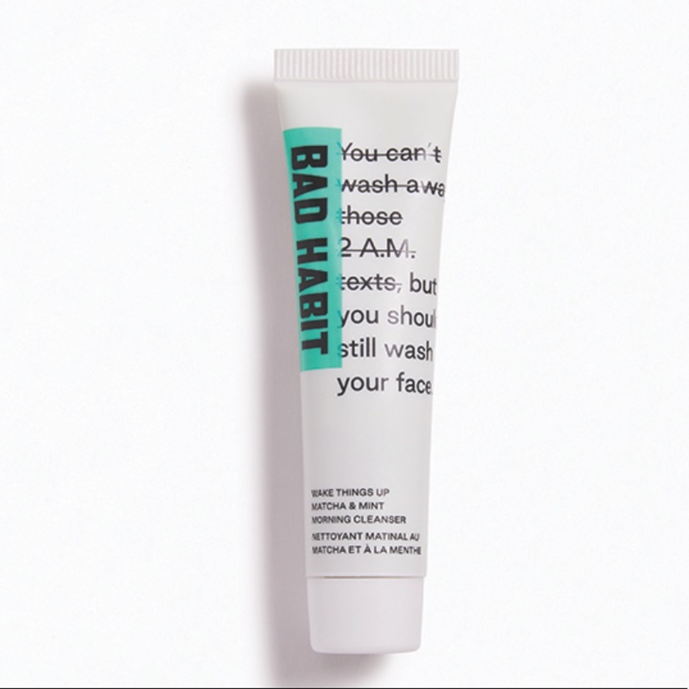Wake Things Up Matcha & Mint Morning Cleanser by BAD HABIT